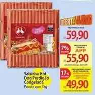 Atacadão Perdigão - salsicha hot dog oferta