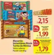 Atacadão Nissin - macarrão instantâneo turma da mônica oferta