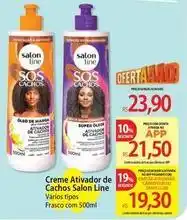 Atacadão Salon line - creme ativador de cachos oferta