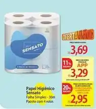 Atacadão Sensaçoes - papel higiênico oferta