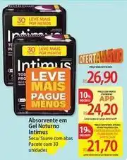 Atacadão Intimus - absorvente em gel noturno oferta
