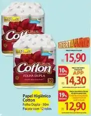 Atacadão Cotton - papel higiênico oferta