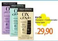 Atacadão Ox - shampoo + condicionador varios tipos oferta
