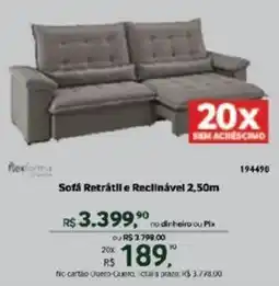 Quero Quero Sofá retrátil e reclinável oferta