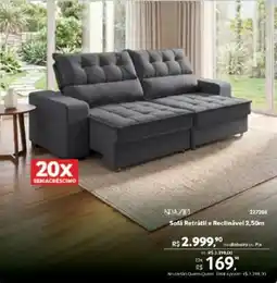 Quero Quero Sofá retrátil e reclinável oferta