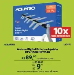 Quero Quero Antena digital externa aquário dtv-1500 hdtv 4k oferta