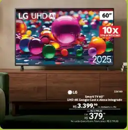 Quero Quero Smart TV 60 UHD 4K Google Cast e Alexa Integrado oferta