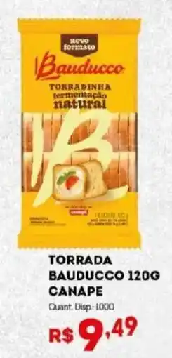 Bistek Supermercados Torrada bauducco canape oferta