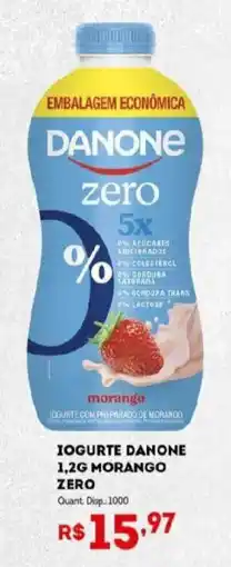 Bistek Supermercados Iogurte danone 1,2g morango zero oferta