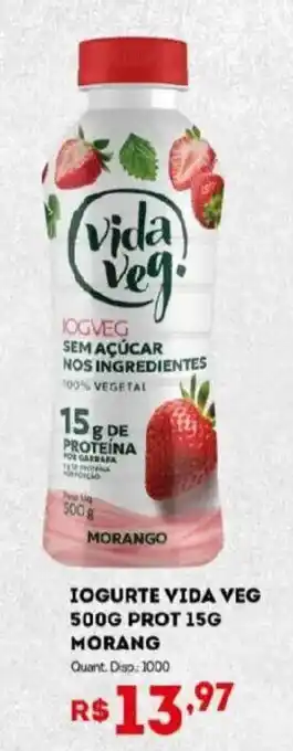 Iogurte vida veg morango