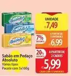 Atacadão Absoluto - sabão em pedaço oferta