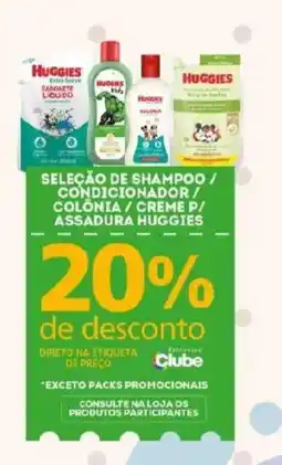 Bistek Supermercados seleção de shampoo / condicionador / colônia / creme p / assadura huggies oferta
