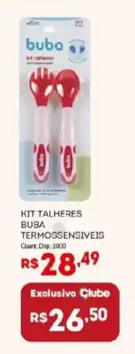 Bistek Supermercados Kit talheres bubá termossensíveis oferta