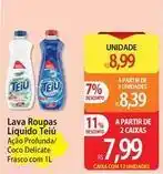 Atacadão Teiú - lava roupas líquido oferta