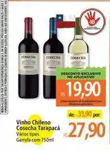 Atacadão Tarapacá cosecha - vinho chileno oferta