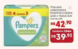 Bistek Supermercados toalhas umedecidas pampers c/192un oferta
