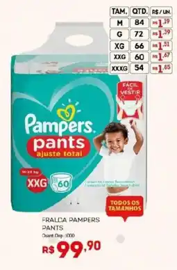 Bistek Supermercados fralda pampers pants oferta