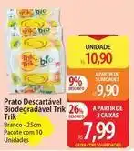 Atacadão Bio - prato descartável biodegradável oferta