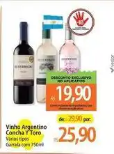 Atacadão Concha y toro - vinho argentino oferta
