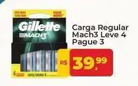 Tonin Superatacado Gillette - carga regular mach3 leve 4 pague 3 oferta