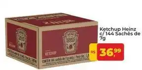 Heinz - ketchup c/ 144 sachês de 7g