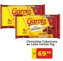 Tonin Superatacado Garoto - chocolate cobertura ao leite oferta