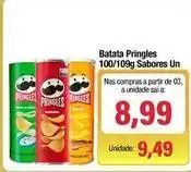 Spani Atacadista Pringles - batata 100/109g sabores un oferta