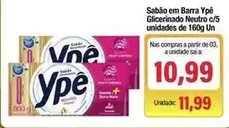 Spani Atacadista Ypê - sabão em barra glicerinado neutro c/5 unidades oferta