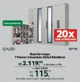 Quero Quero Guarda-roupa 7 Portas 2 Gavetas oferta