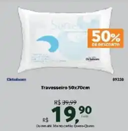 Quero Quero Travesseiro oferta