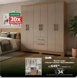 Quero Quero Guarda-roupa 7 Portas 1 Gaveta oferta