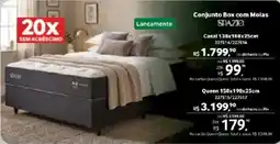 Quero Quero Conjunto Box com Molas Spazio oferta
