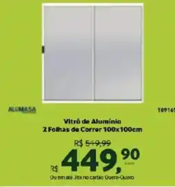 Quero Quero Vitrô de Alumínio oferta