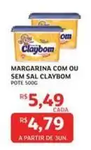 Assaí Atacadista Claybom - margarina com ou sem sal oferta