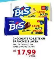 Assaí Atacadista Lacta - chocolate ao leite ou branco oferta