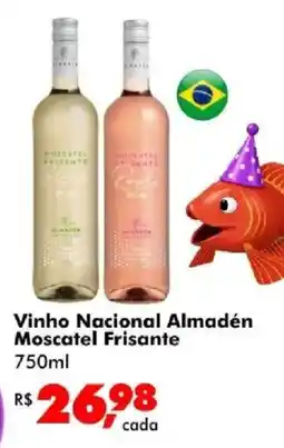 Big Box Vinho Nacional Almadén Moscatel Frisante oferta