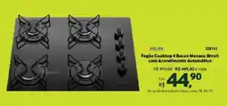 Quero Quero Fogão Cooktop 4 Bocas Monaco Bivolt com Acendimento Automático oferta