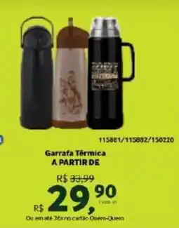 Quero Quero Garrafa Térmica oferta