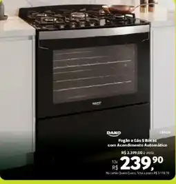 Quero Quero Fogão a Gás 5 Bocas com Acendimento Automático oferta