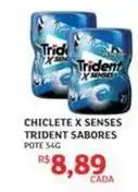 Assaí Atacadista Trident - chiclete x senses sabores oferta