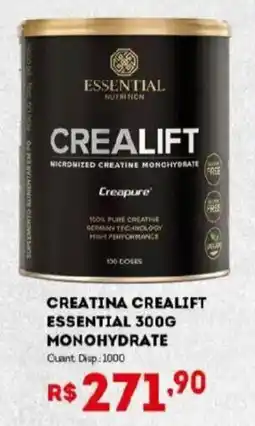 Bistek Supermercados Creatina crealift essential 300g monohydrate oferta