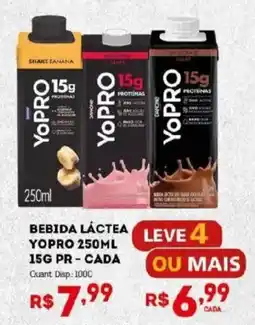 Bistek Supermercados bebida láctea yopro oferta
