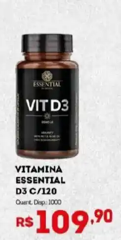 Bistek Supermercados vitamina essential d3 c/120 oferta