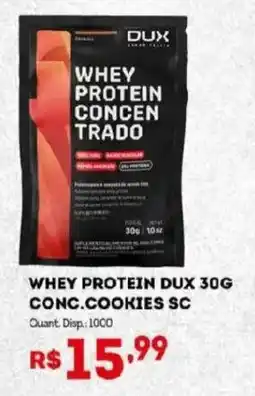 Bistek Supermercados whey protein dux 30g conc.cookies sc oferta