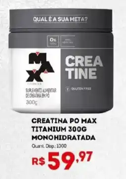 Bistek Supermercados Creatina po max titanium oferta