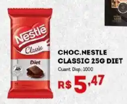 Bistek Supermercados Choc.nestle classic 25g diet oferta