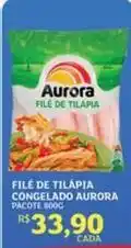 Assaí Atacadista Aurora - filé de tilápia congelado oferta
