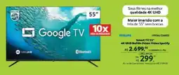 Quero Quero Smart TV 55 4K UHD netflix prime video spotify oferta