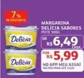 Assaí Atacadista Delícia - margarina sabores oferta