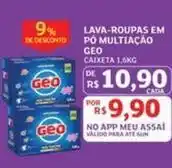 Assaí Atacadista Geo - lava-roupas em po multiação oferta